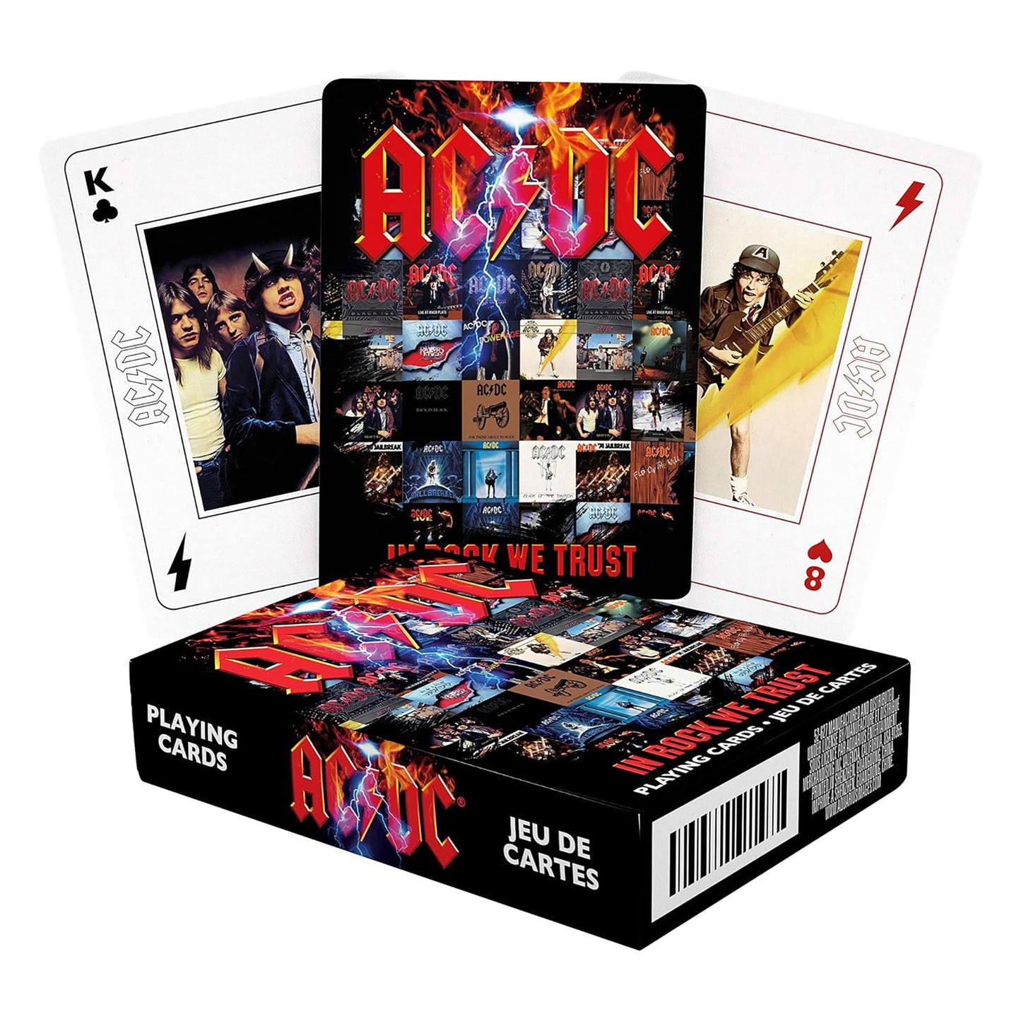 AC/DC - In Rock We Trust Playing Cards