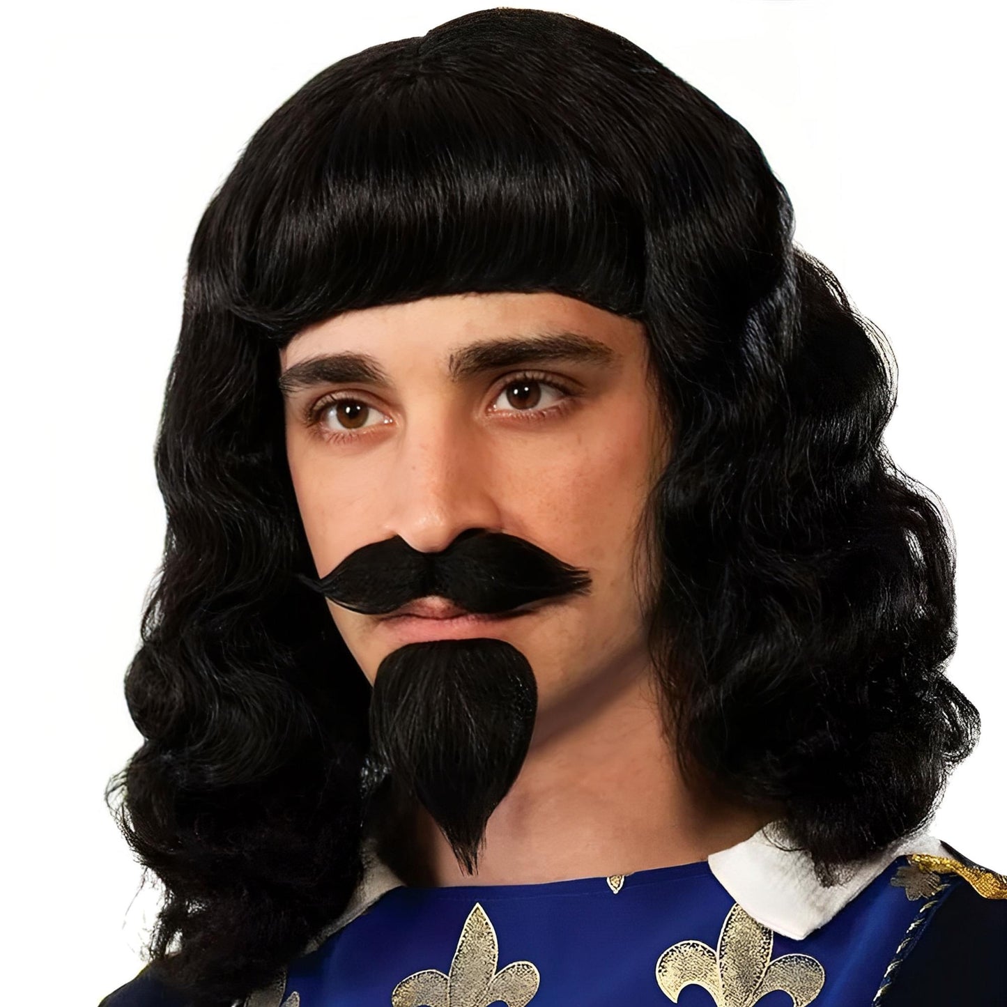 Musketeer Wig, Moustache, Goatee Costume Accessory Adult Men