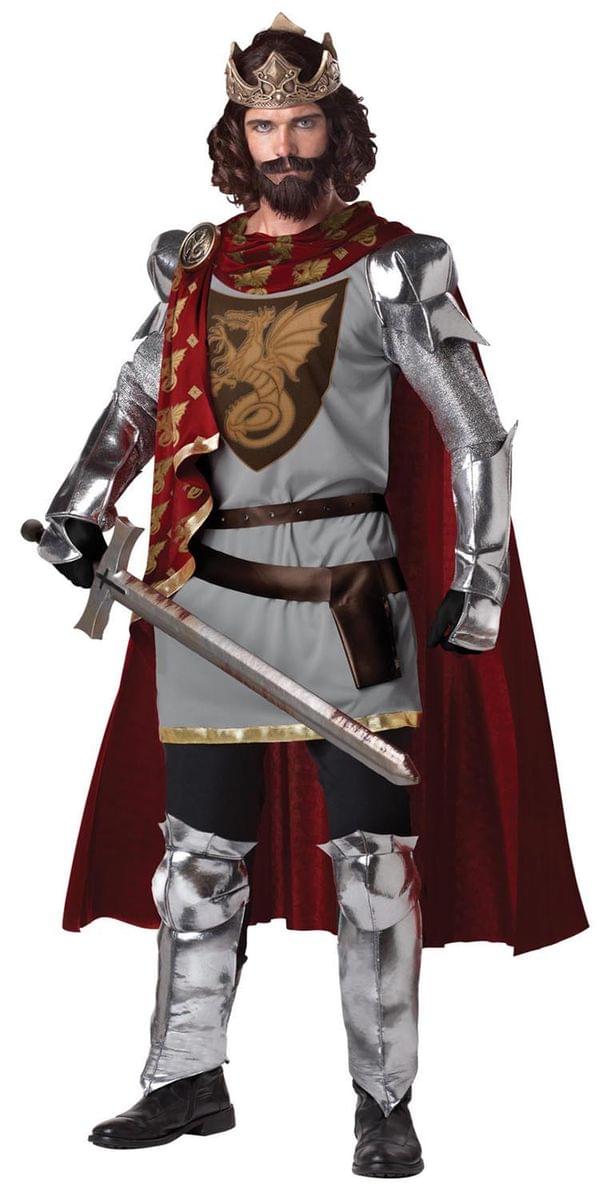 King Arthur Medieval Knight Costume Adult Medium 40-42