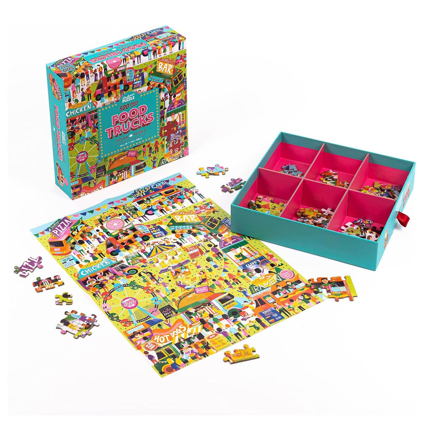 Food Truck Festival 500 Piece Jigsaw Puzzle