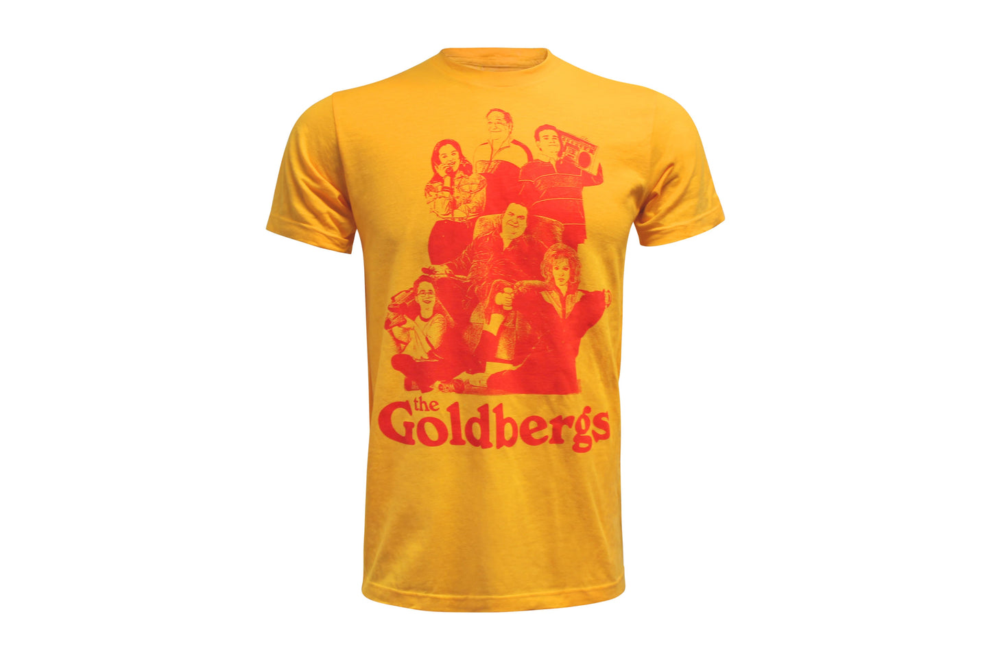 The Goldbergs Cast Adult Yellow T-Shirt | Small