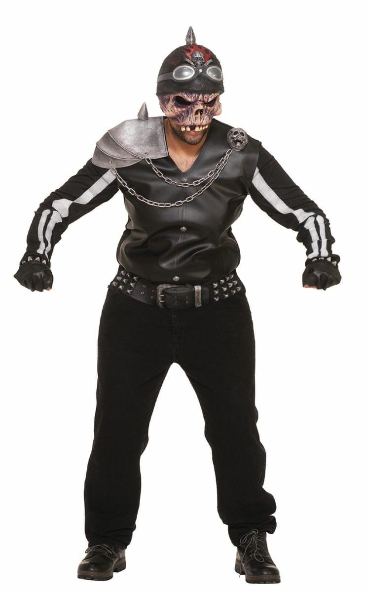 Scary Zombie Biker Motorcycle Rider Costume Adult Standard
