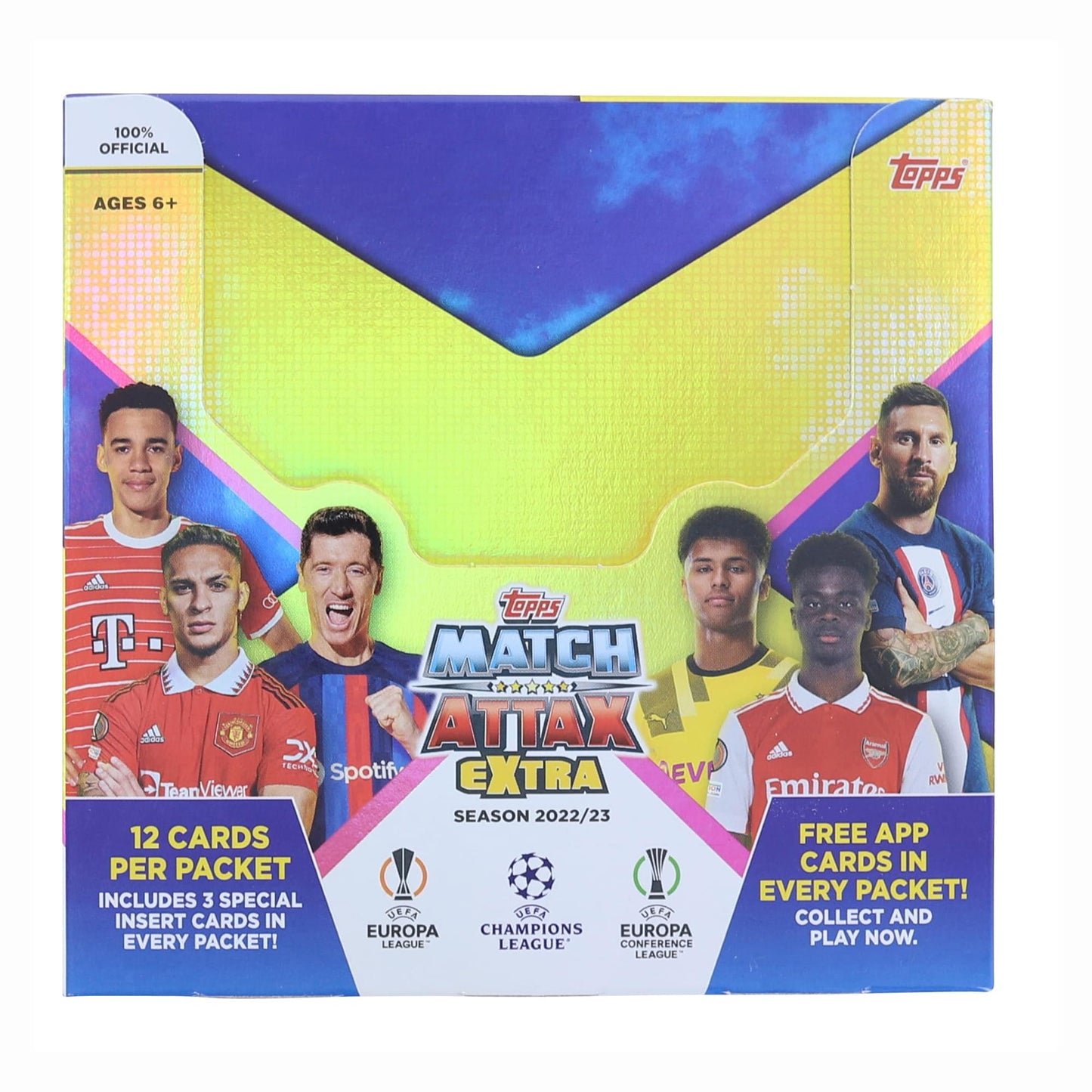 UEFA 2022/23 Topps Champions League Match Attax Extra Display Box