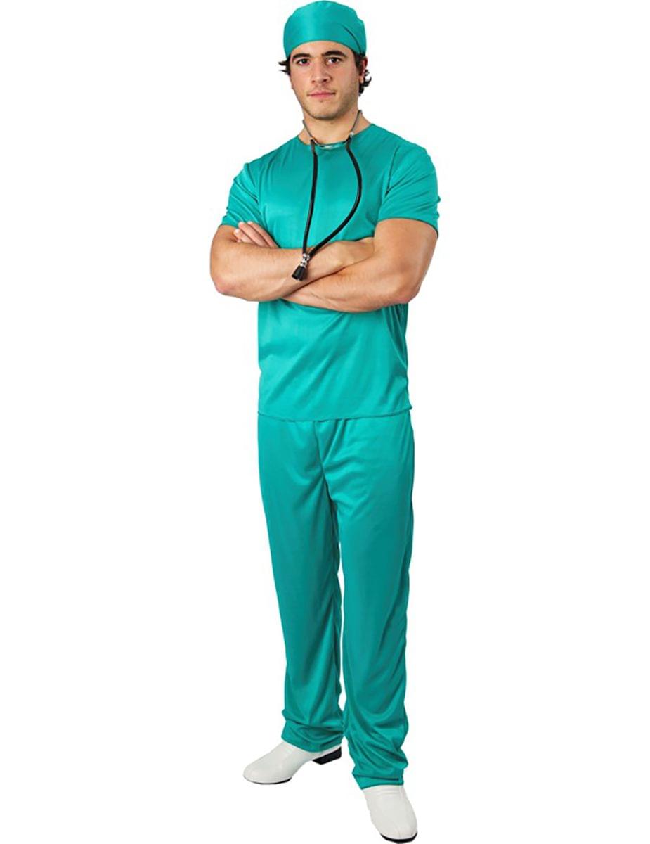 Surgeon Doctor Medical Scrubs Adult Costume - Standard