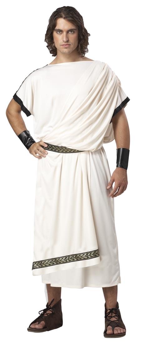 Men'S Deluxe Classic Toga Costume One Size Fits Most Standard