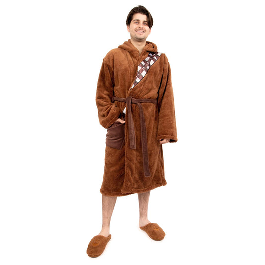 Star Wars Chewbacca Robe and Slipper Set for Adults | Large/X-Large