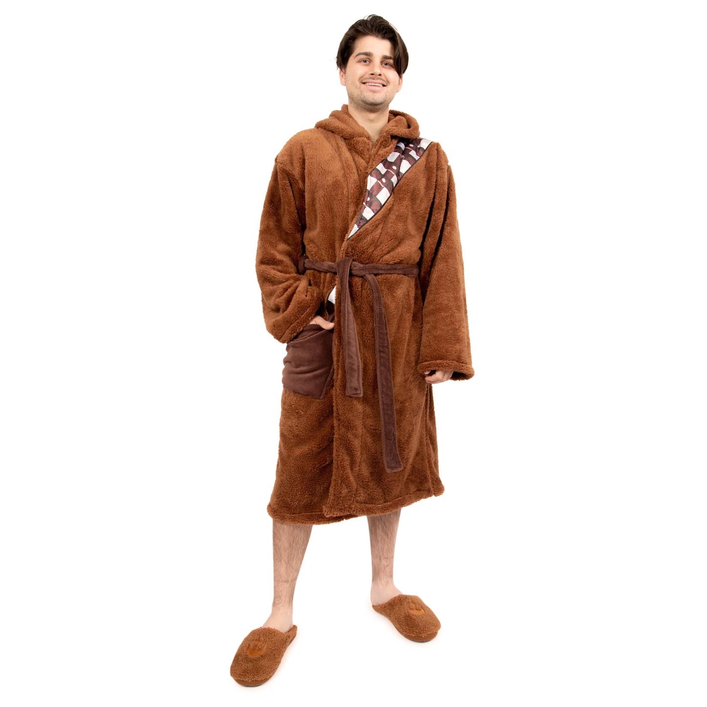 Star Wars Chewbacca Robe and Slipper Set for Adults | Large/X-Large