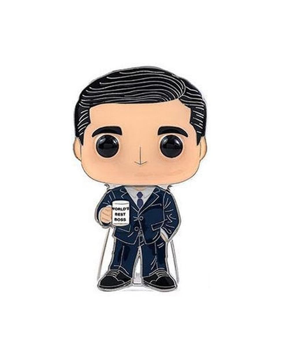 The Office 3 Inch Funko POP Pin | Michael Scott