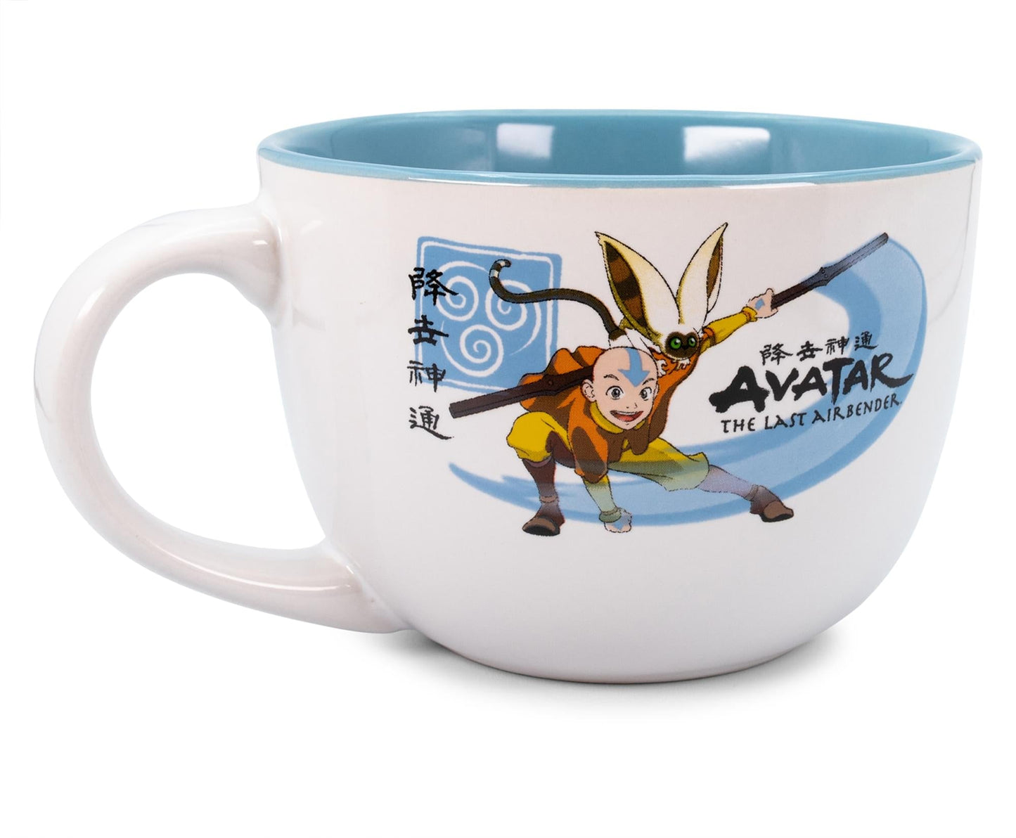 Avatar: The Last Airbender Aang and Momo Ceramic Soup Mug | Holds 24 Ounces