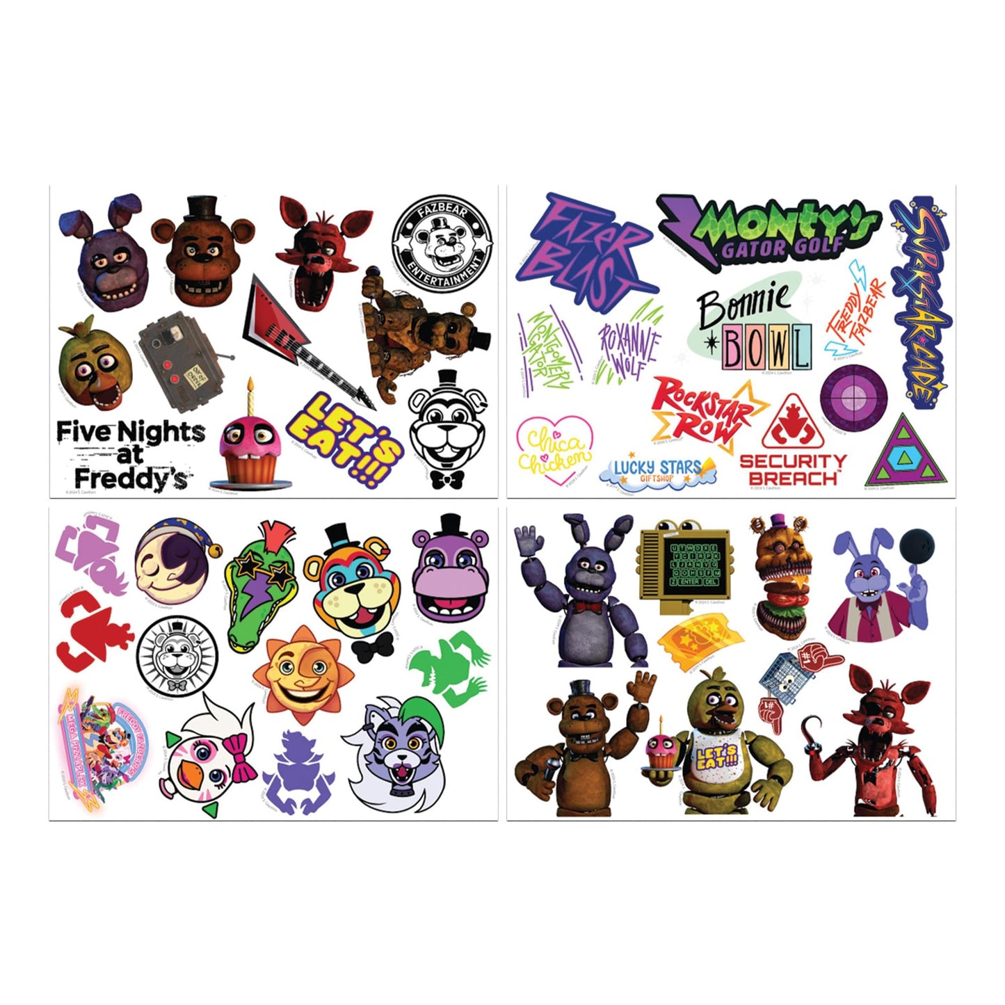 Five Nights at Freddy's Tech Decal Stickers