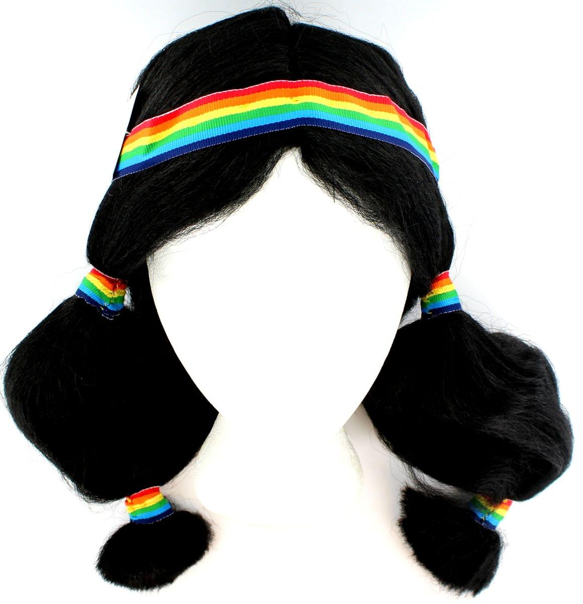 Native American Indian Adult Costume Wig