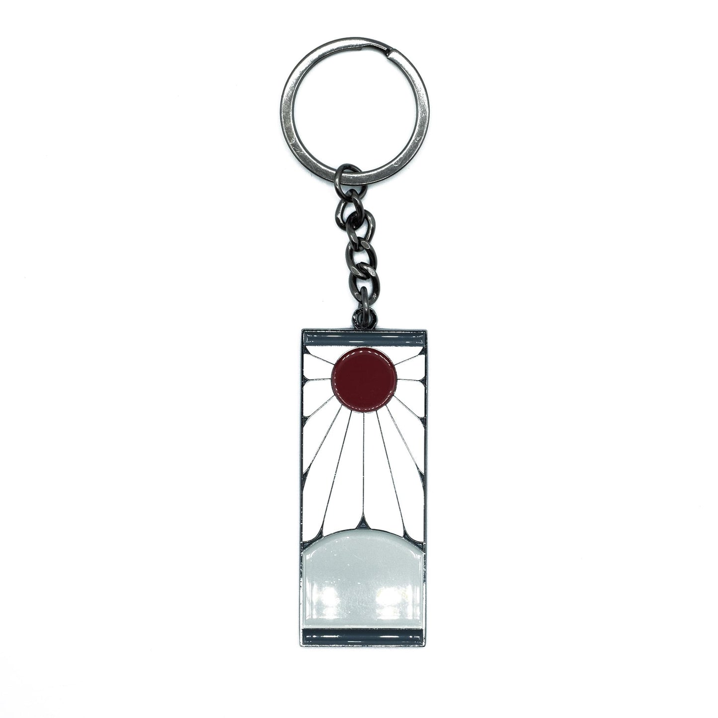 Demon Slayer Tanjiro Kamado Hanafuda Metal Pendant Keychain