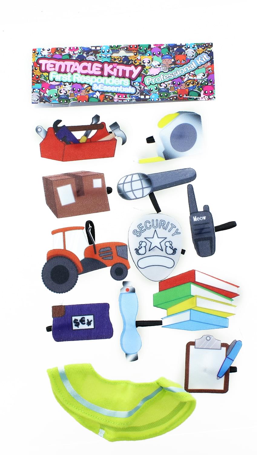 Tentacle Kitty First Responders & Essentials Plush Accessory Kit | Professional