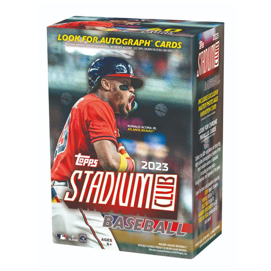 MLB 2023 Topps Stadium Club Baseball Value Box