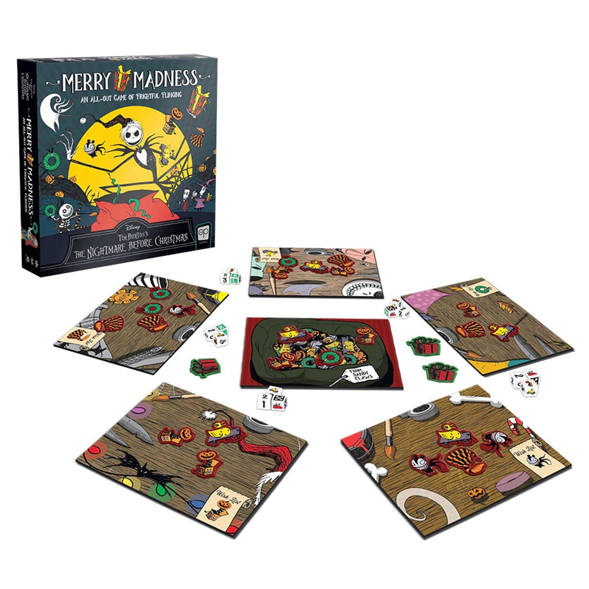 Nightmare Before Christmas Merry Madness Dice Game