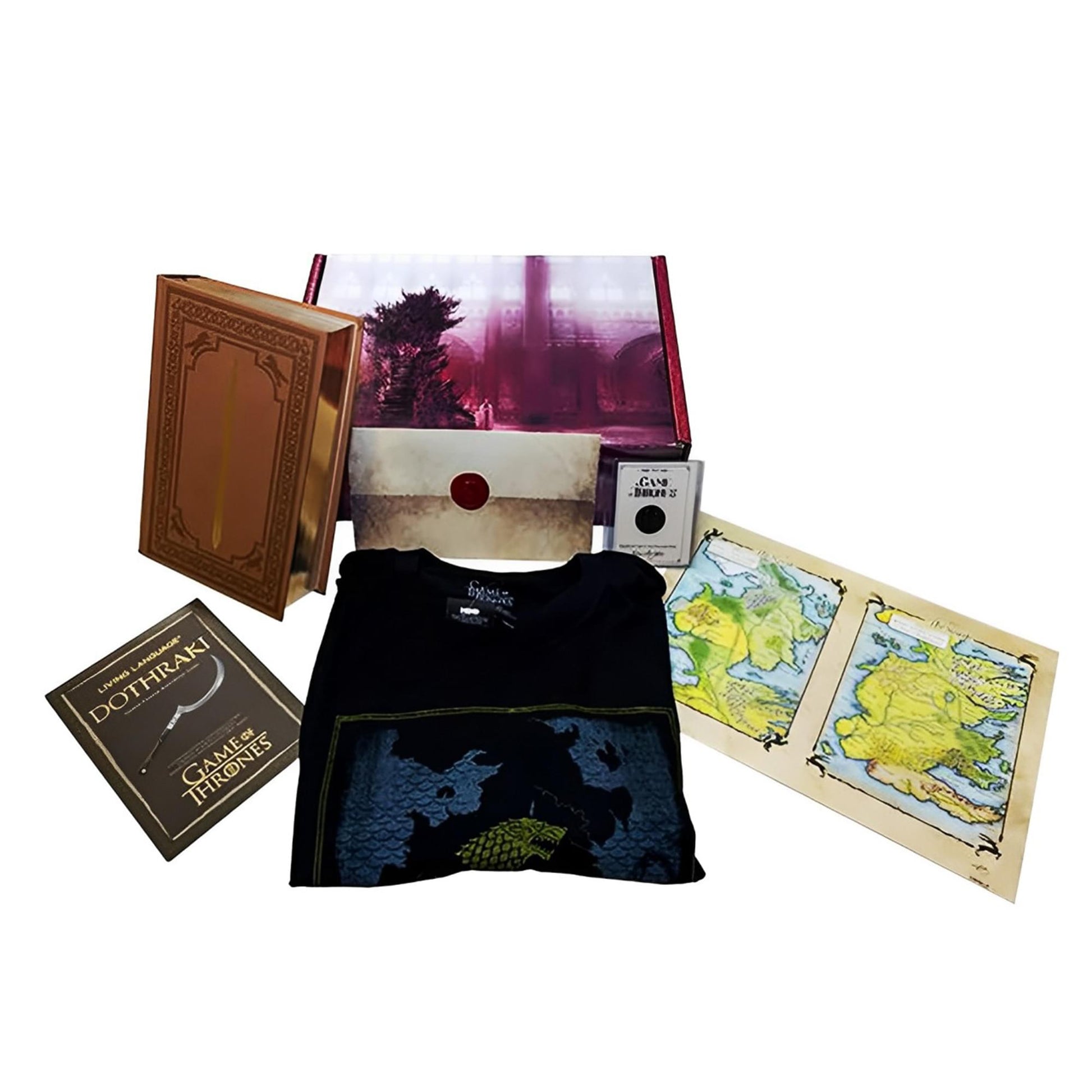 Game of Thrones 20th Anniversary Collectible Gift Box w/ Book | Medium Shirt