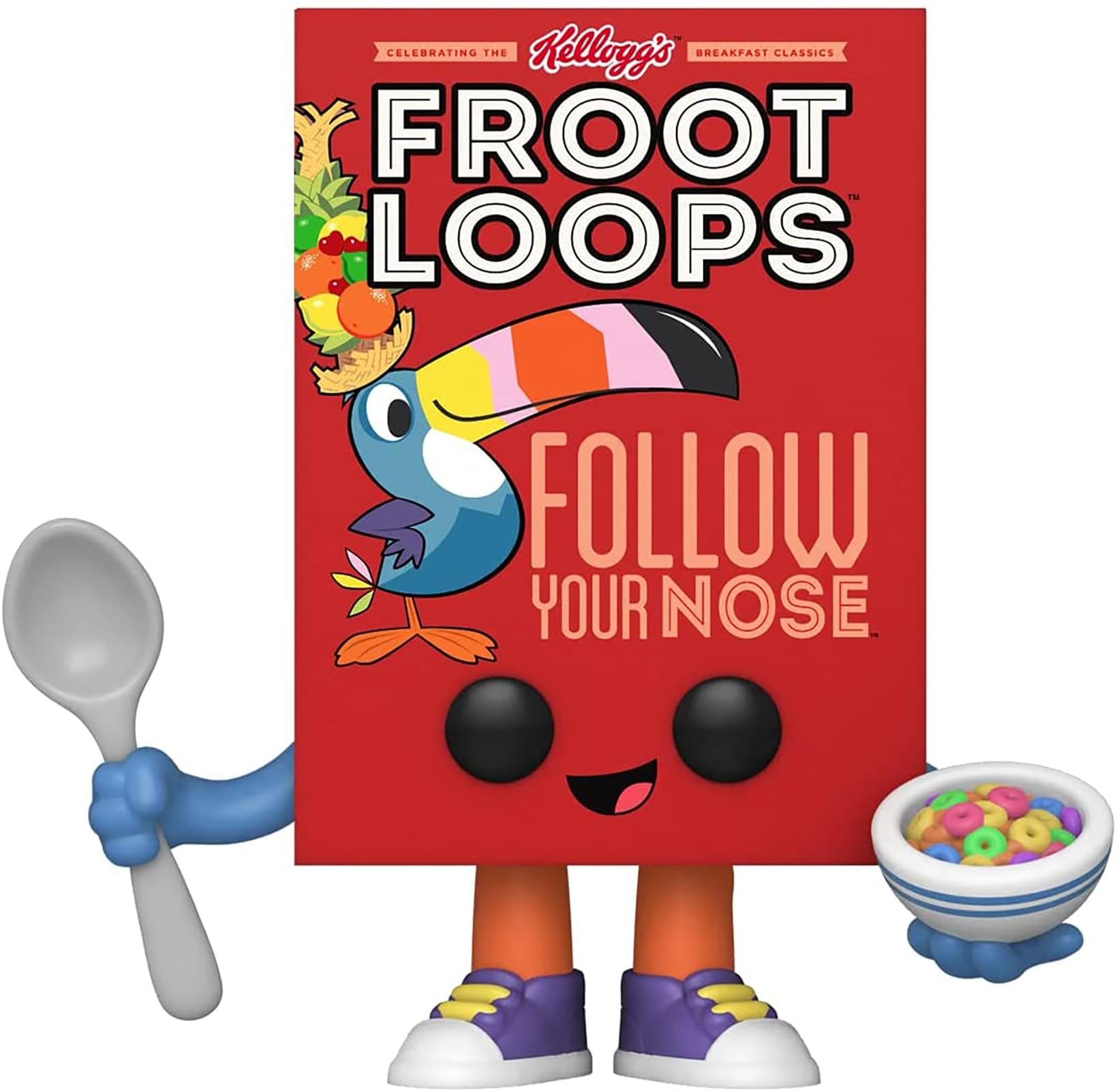 Kelloggs Funko POP Vinyl Figure | Froot Loops Cereal Box