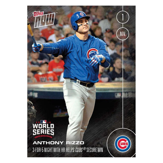 MLB Chicago Cubs Anthony Rizzo #652A 2016 Topps NOW Trading Card