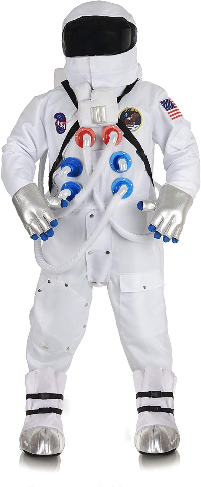 White Astronaut Suit Deluxe Adult Costume | Teen