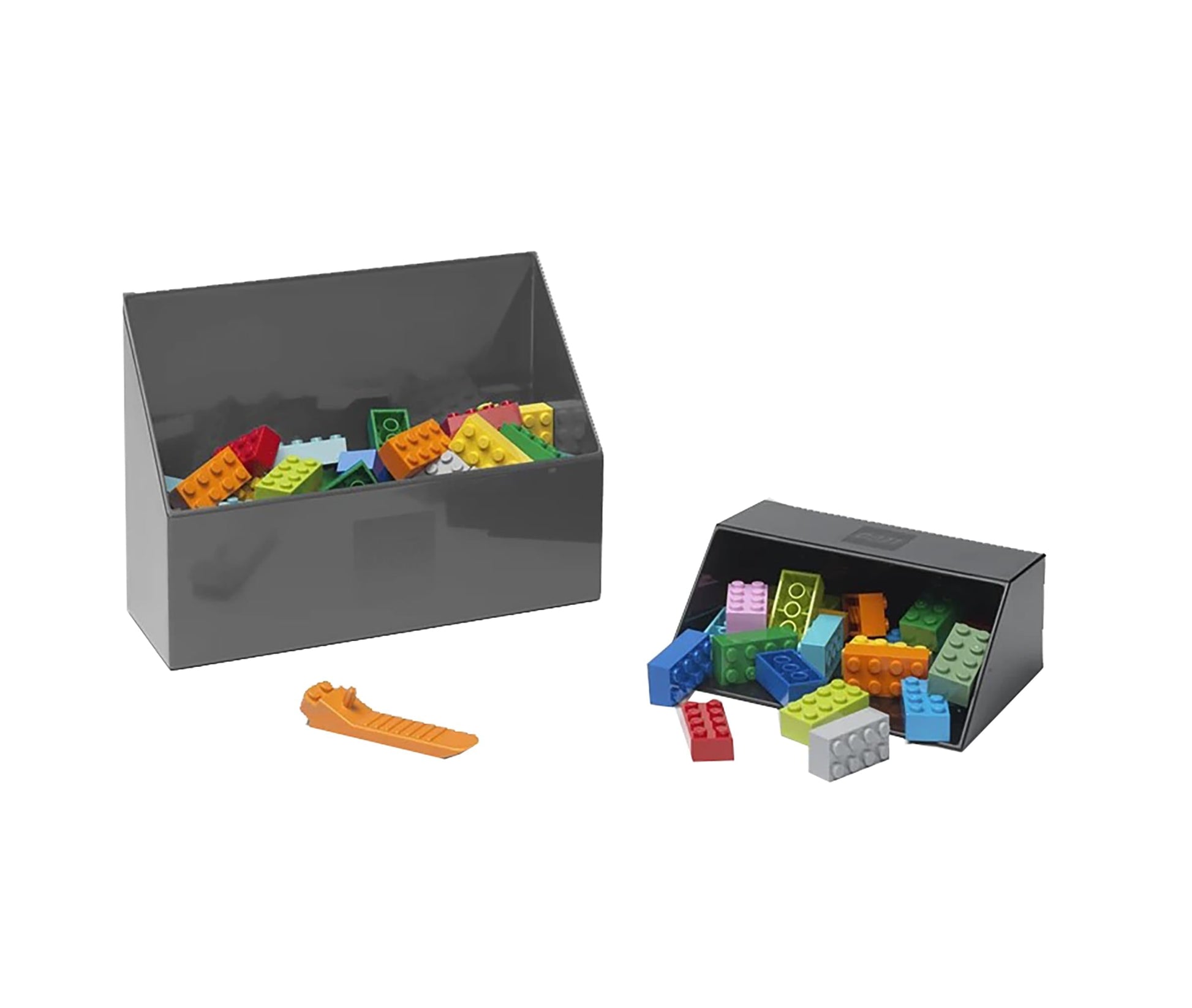 LEGO Brick 2 Piece Scooper Set | Grey & Black