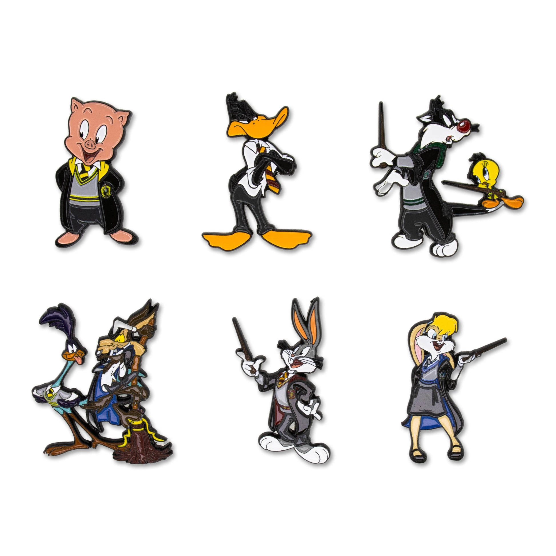 Warner Bros. 100 Looney Tunes x Harry Potter 6-Pin Set