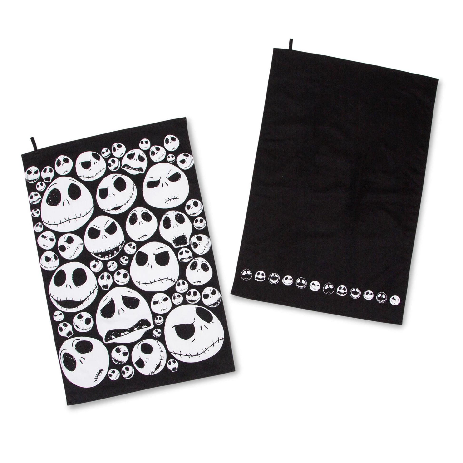 Disney The Nightmare Before Christmas Jack Skellington Faces Kitchen Towel Set
