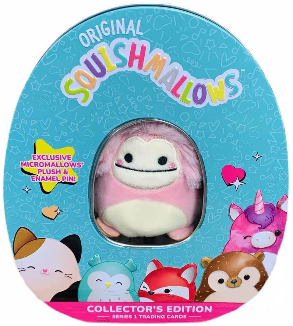 Squishmallow Trading Card Collector Tin Series 1 | Brina Bigfoot