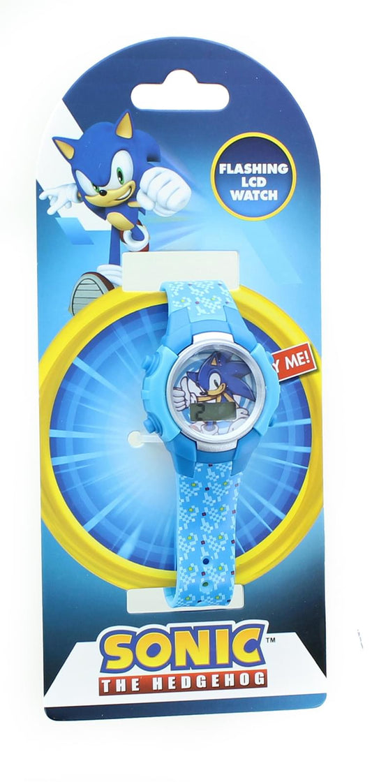 Sonic the Hedgehog Flashing Light LCD Kids Watch