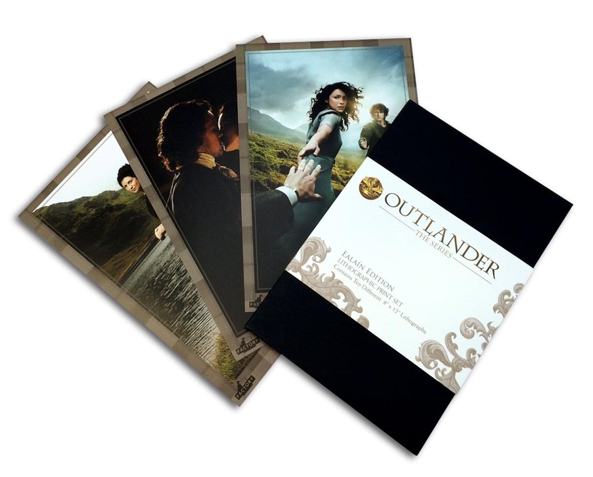 Outlander 8 x 12 Inch 10 Piece Lithographic Print Set