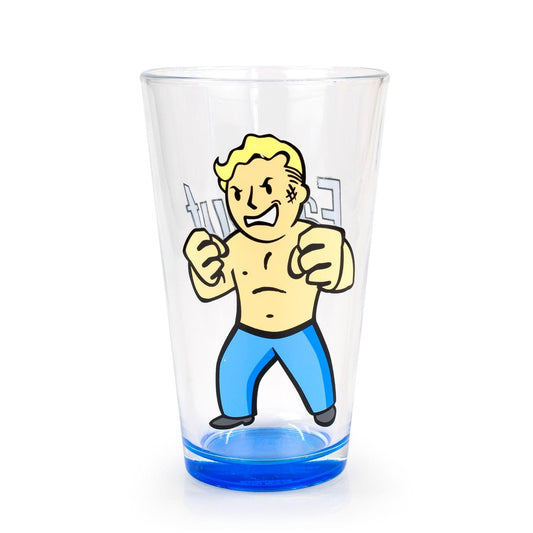 Fallout Collectibles | Fallout Vault Boy Pint Glass | 16 Ounces | Xbox One Gift