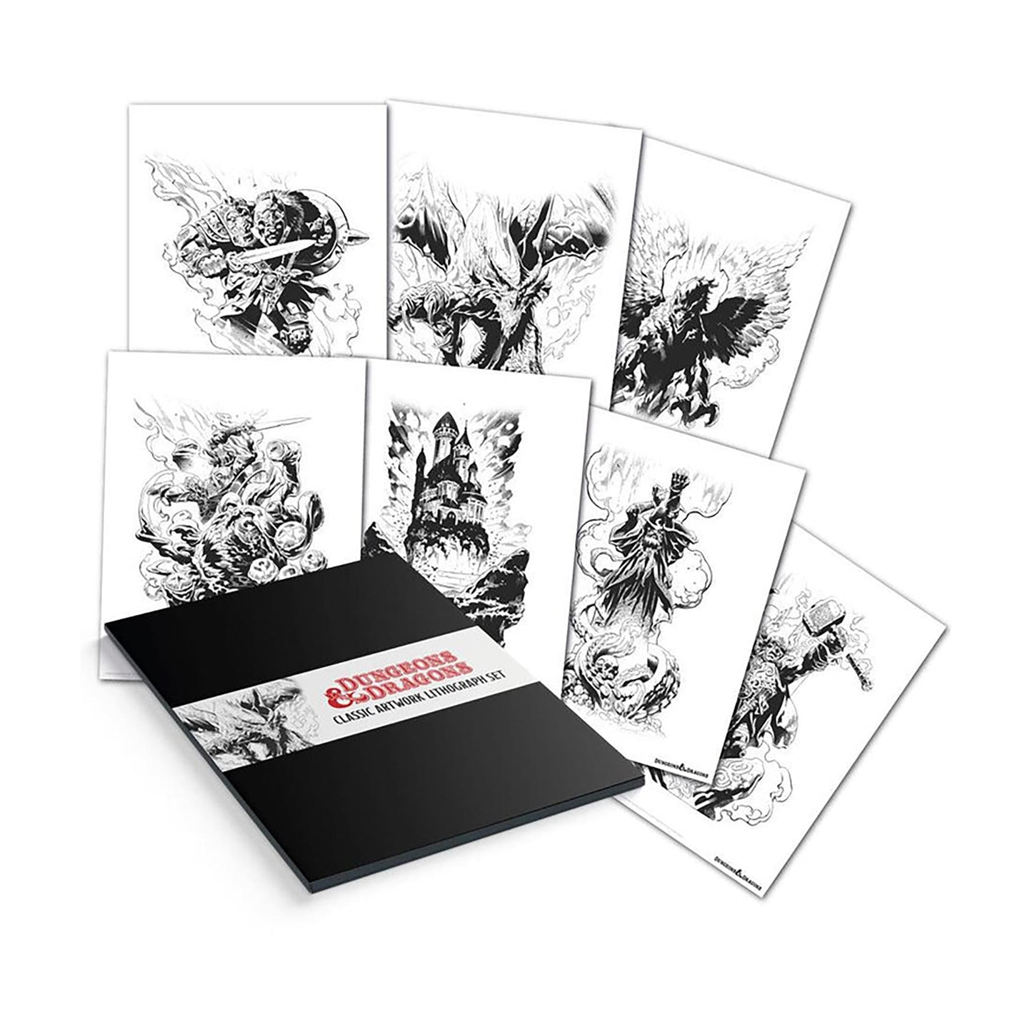Dungeons & Dragons Lithograph Set