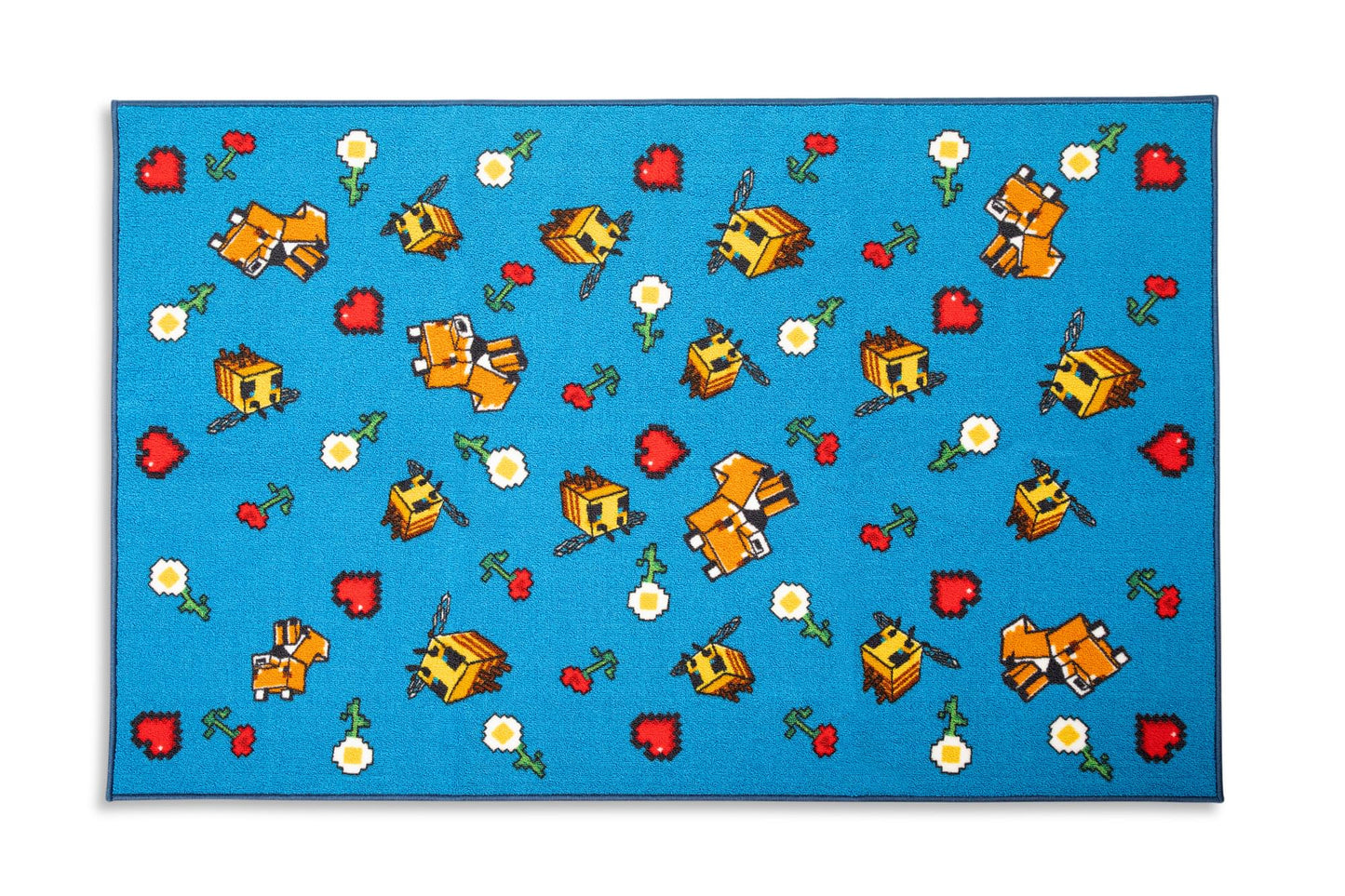 Minecraft Peaceful Printed Area Rug | 60 x 39 Inches