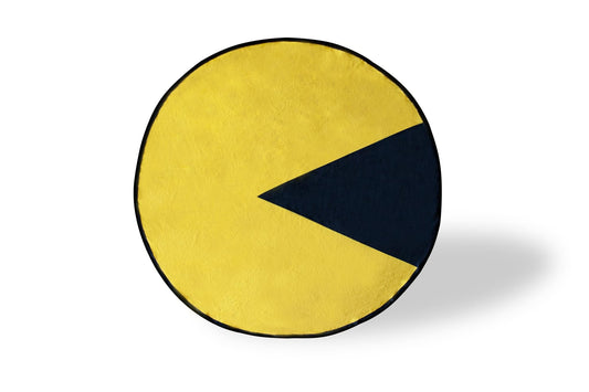 PAC-MAN Large Round Fleece Throw Blanket | 60-Inch Diameter