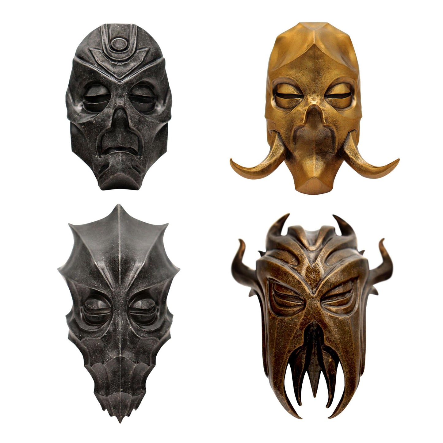 The Elder Scrolls V: Skyrim Set of 4 Dragon Priest Masks