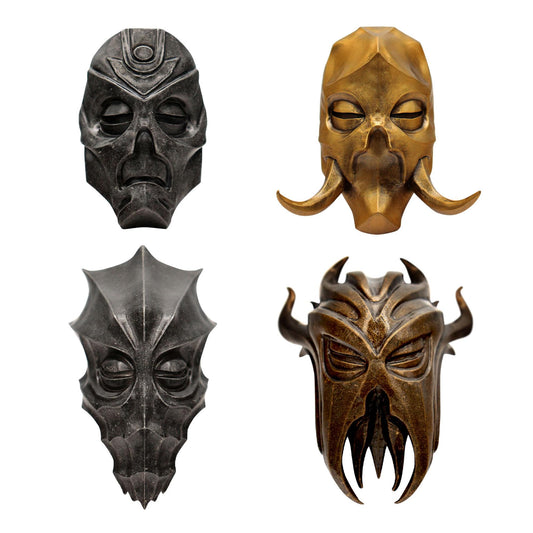 The Elder Scrolls V: Skyrim Set of 4 Dragon Priest Masks