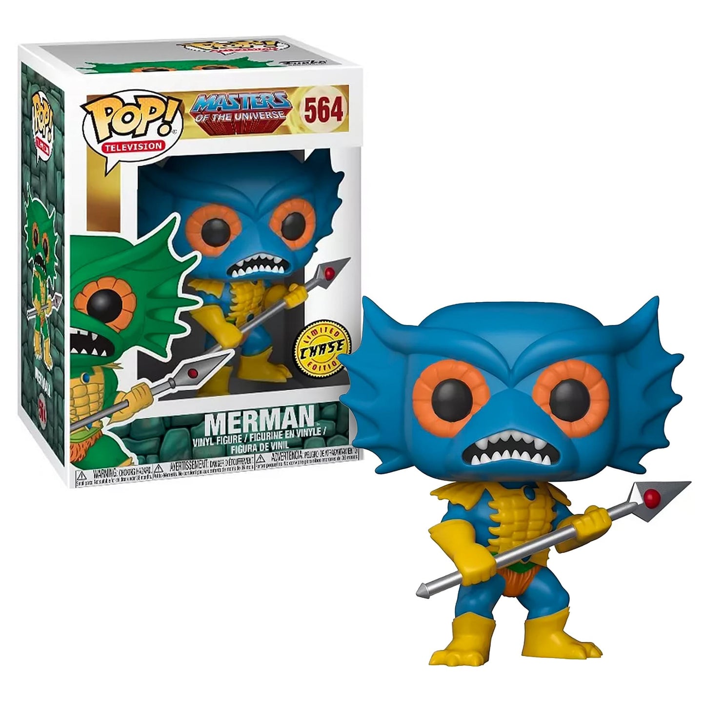Masters of the Universe POP Vinyl Figure: Merman (Blue Chase)