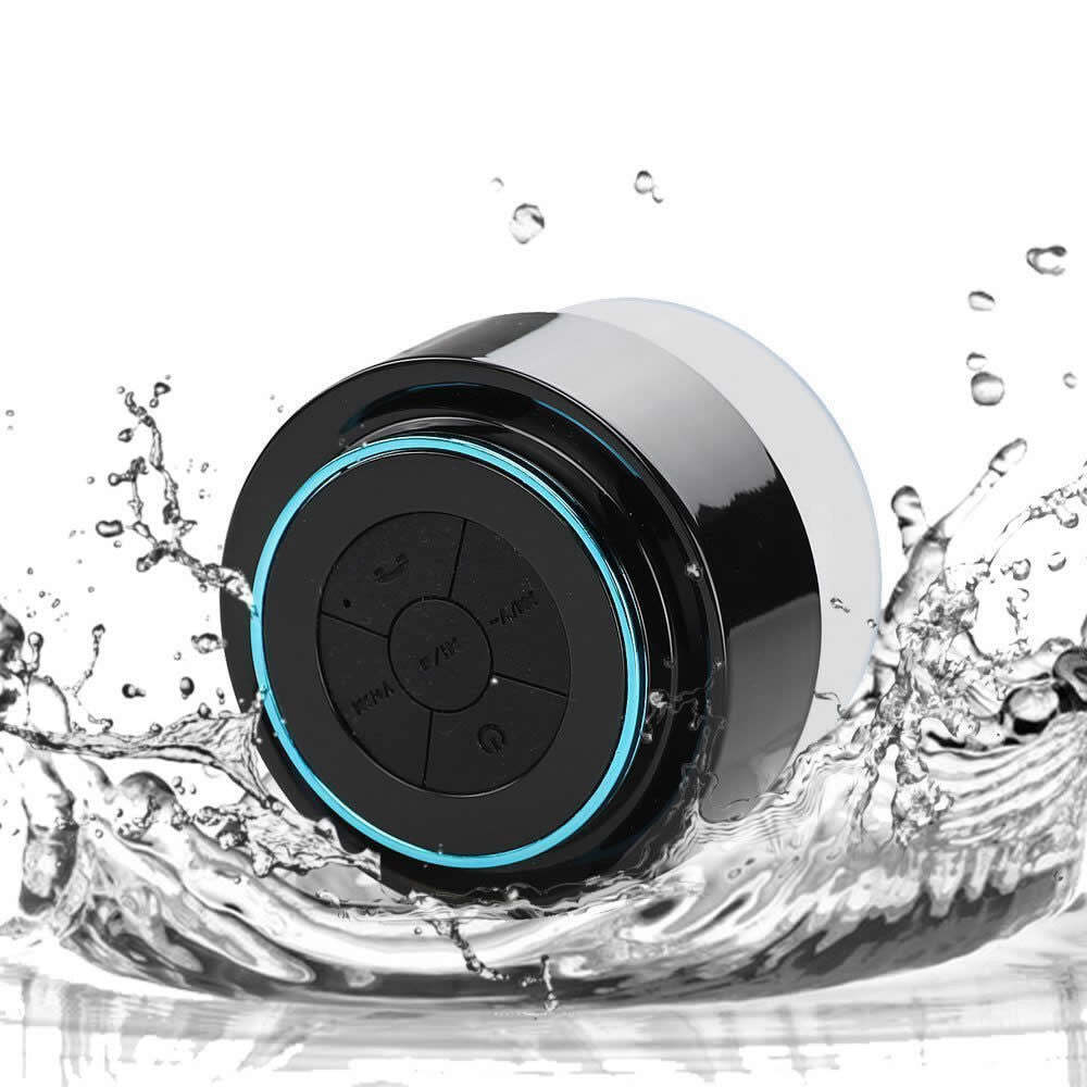 Color: Yellow - Let it Rain - The Bluetooth Waterproof Speaker & Phone Answerer