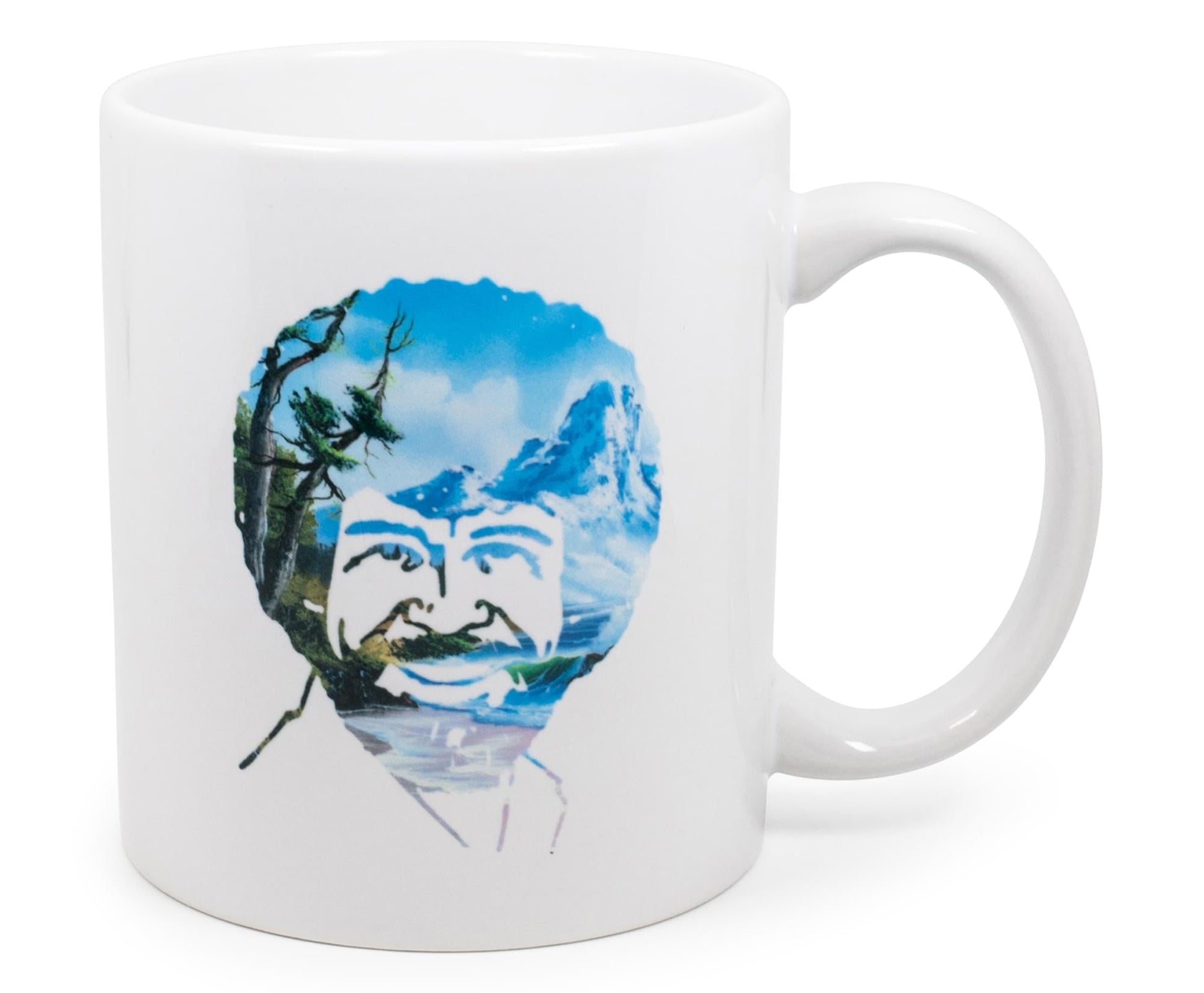 Bob Ross Portrait Ceramic Mug | Holds 11 Ounces