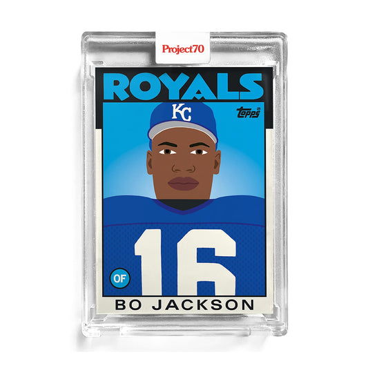 MLB Topps Project70 Card 234 | 1986 Bo Jackson by Keith Shore