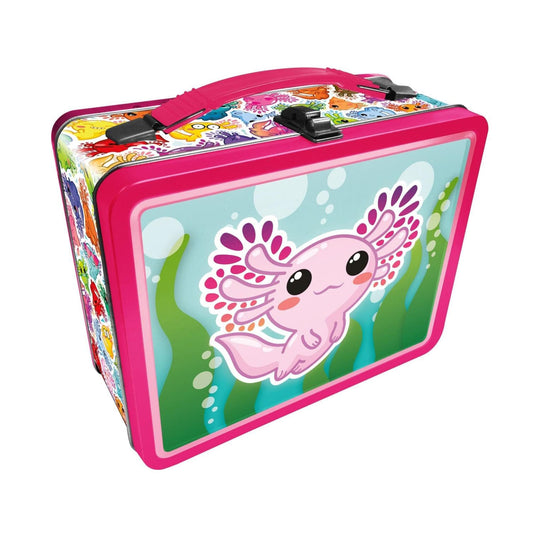 Axolotl Embossed Tin Fun Box
