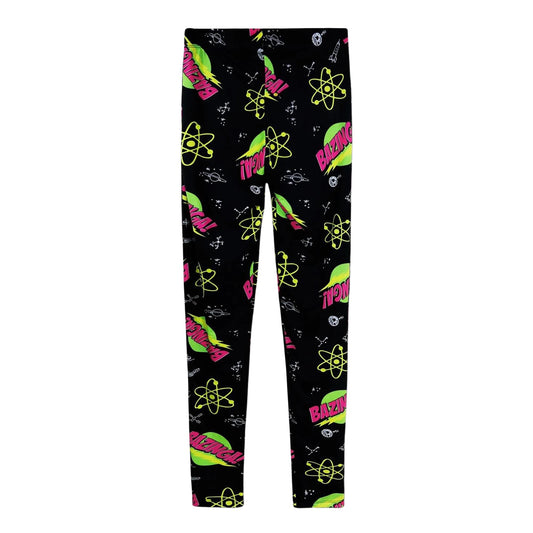 Big Bang Theory Braniac Bazinga Leggings Adult Medium