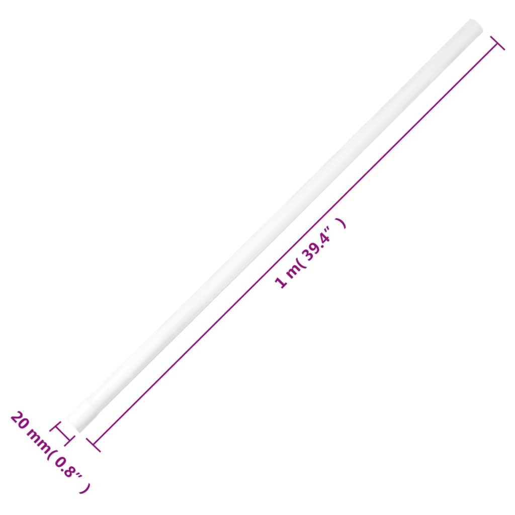 Cable Trunkings with Clips 0.79" 32.8' PVC