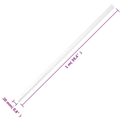 Cable Trunkings with Clips 0.79" 32.8' PVC