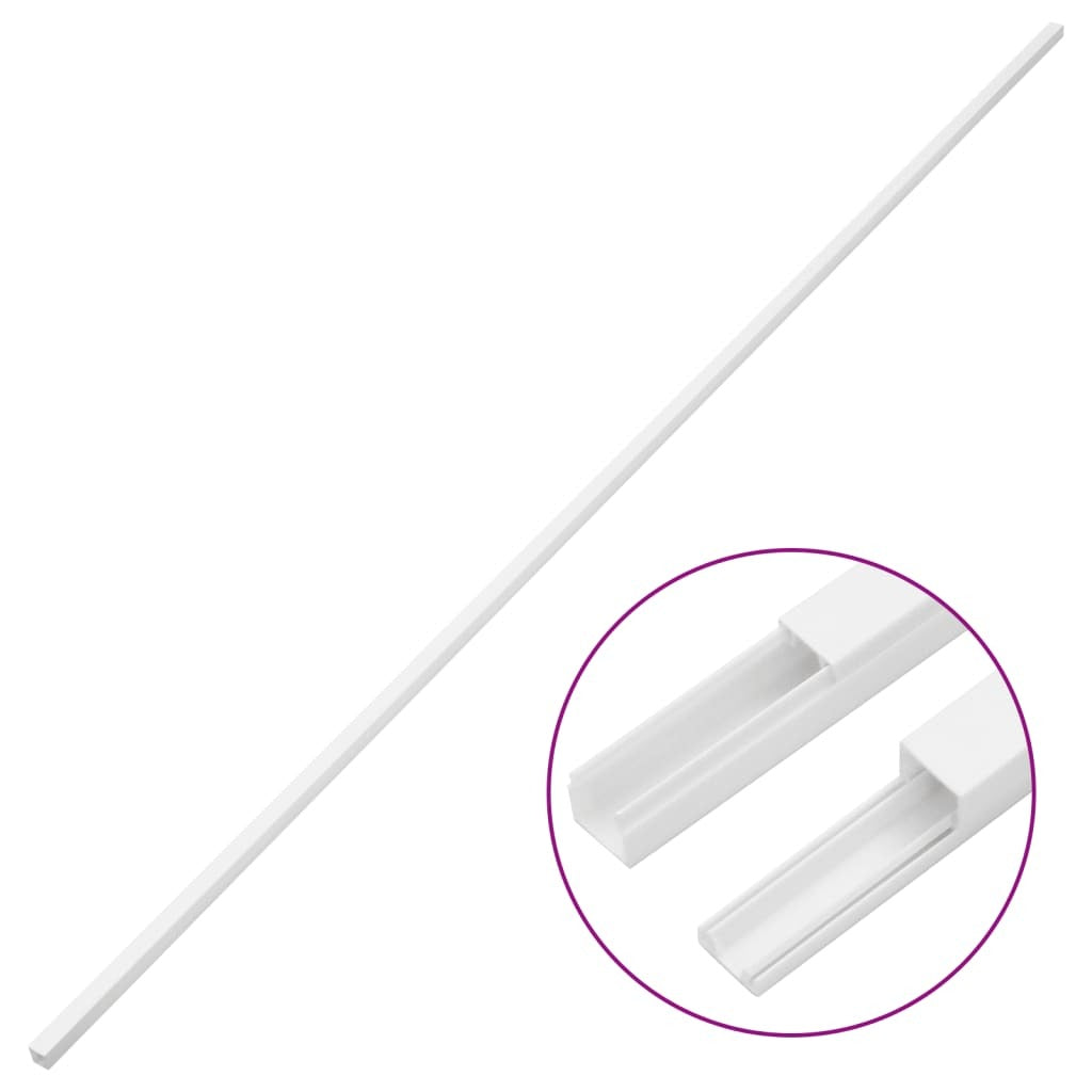 Cable Trunking 0.8"x0.4" 32.8' PVC