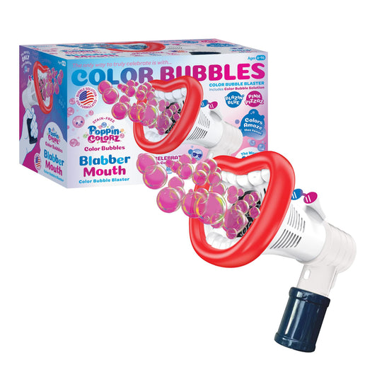 PoppinColorz Blabber Mouth Color Bubble Blaster