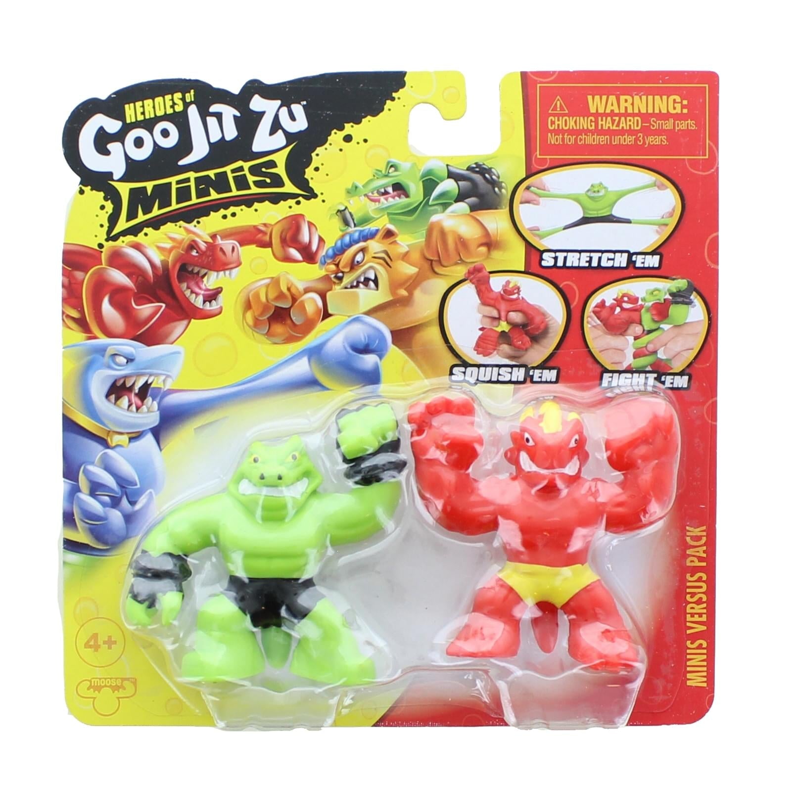 Heroes of Goo Jit Zu Minis Versus Figure 2-Pack | Blazagon vs Rockjaw