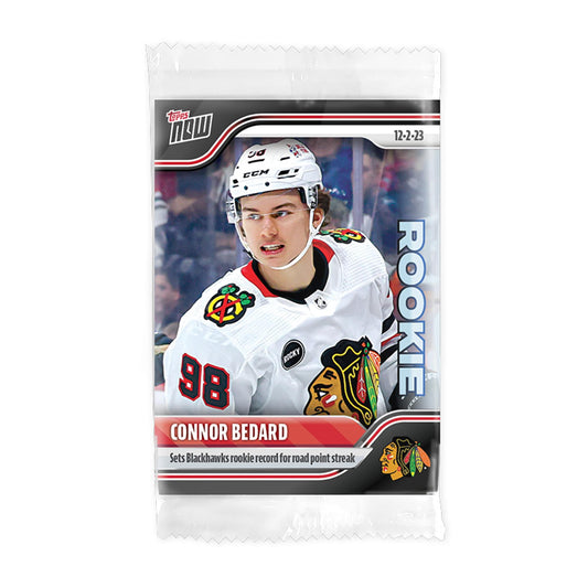 NHL 2023-24 TOPPS NOW Connor Bedard Sticker Card #52