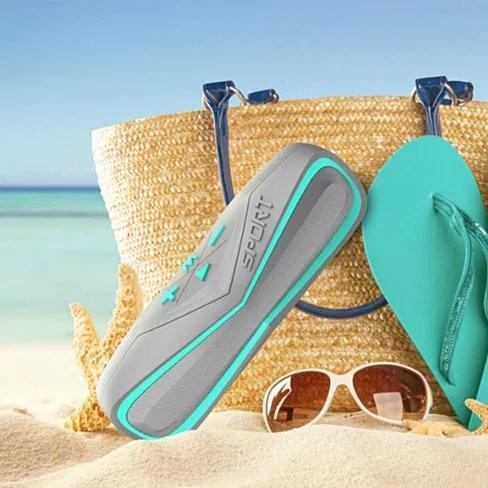 Color: Neon Orange - Slinky Waterproof Bluetooth Speaker Sports Edition