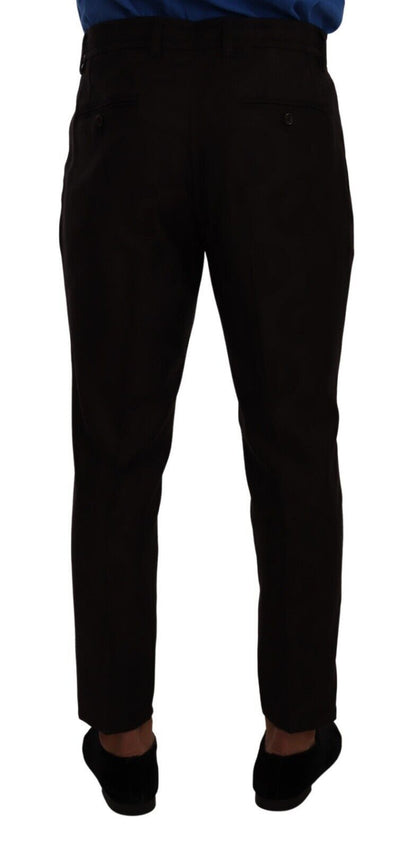 Bordeaux Wool Men Skinny Trouser Pants