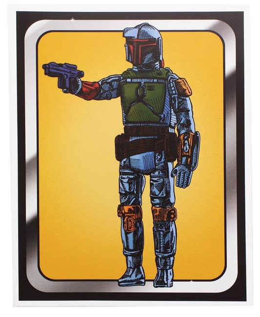 Star Wars Boba Fett Figure 8x10 Art Print by Russ Moore (Nerd Block Exclusive)